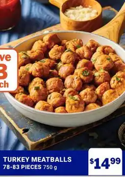 M & M Food Market TURKEY MEATBALLS offer