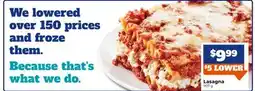 M & M Food Market Lasagna offer