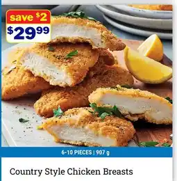 M & M Food Market Country Style Chicken Breasts offer