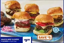 M & M Food Market WAGYU BEEF SLIDERS 9 SLIDERS offer