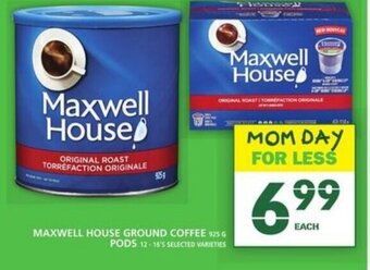 Food Basics Maxwell house ground coffee offer