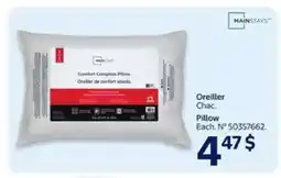 Walmart Mainstays Comfort Complete Pillow offer