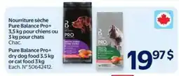 Walmart Pure Balance Pro+ Dry Food offer