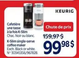 Walmart Keurig K-Slim Single-Serve Coffee Maker offer