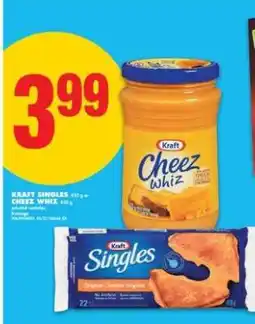 No Frills Kraft Singles / Cheez Whiz offer