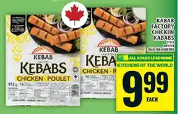 Food Basics Kabab Factory Chicken Kababs offer