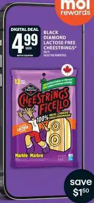 Food Basics Black Diamond Lactose Free Cheestrings offer