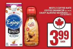 Food Basics Nestlé Coffee Mate Coffee Enhancer & Enjoy Almond Beverage offer