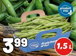 Metro Green or wax beans offer