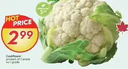 Sobeys Cauliflower offer