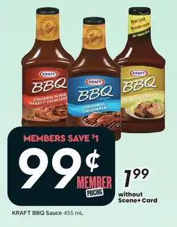 Sobeys Kraft bbq sauce offer