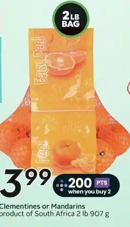 Sobeys Clementines or mandarins offer