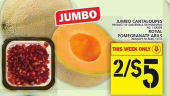Food Basics Jumbo Cantaloupes offer
