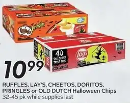 Sobeys Ruffles, lay's, cheetos, doritos, pringles or old dutch halloween chips offer