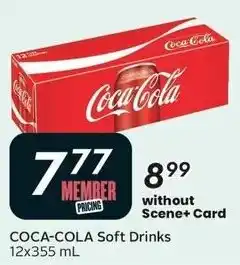 Sobeys Coca-cola soft drinks offer