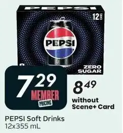 Sobeys Pepsi soft drinks offer