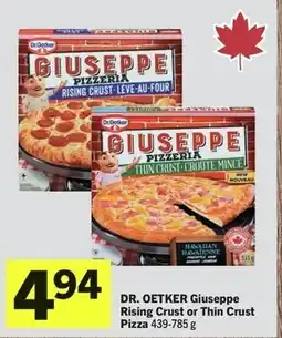IGA Dr. Oetker giuseppe rising crust or thin crust pizza offer
