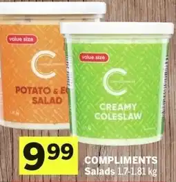 IGA Compliments salads offer