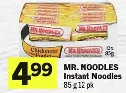 IGA Mr. Noodles instant noodles offer