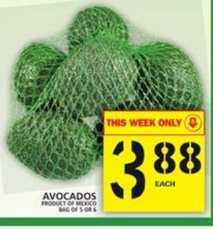 Food Basics Avocados offer