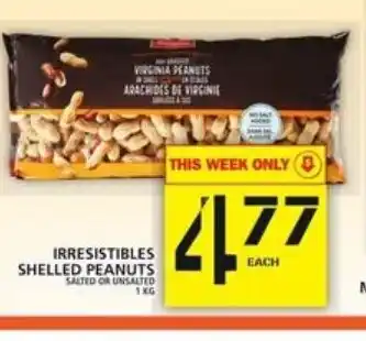 Food Basics Irresistables shelled peanuts offer