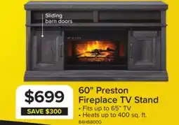 Leon's Preston 59.75 Fireplace TV Stand - Charcoal offer