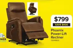 Leon's Phoenix Power Lift Recliner Chair - Brown offer