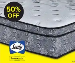 Leon's Sealy Posturepedic Correct Comfort II Medium Eurotop Mattress Collection offer