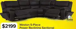 Leon's Weston 5-Piece Power Reclining Sectional offer