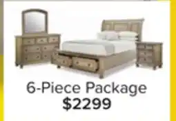 Leon's Windchester 6-Piece Queen Storage Bedroom Package - Grey offer