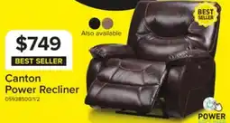 Leon's Canton Power Recliner offer