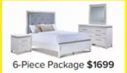 Leon's Reflections 6 - Piece Queen Bedroom Package - White offer