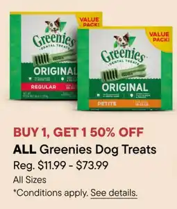 Petvalu All Greenies Dog Treats offer