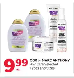 Rexall OGX or MARC ANTHONY Hair Care offer