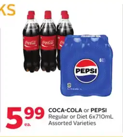 Rexall COCA-COLA or PEPSI Regular or Diet offer