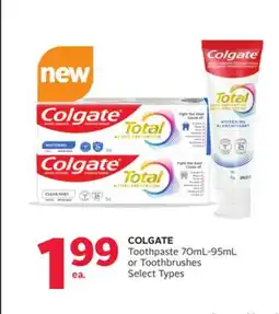 Rexall Toothpaste 70mL-95mL or Toothbrushes offer