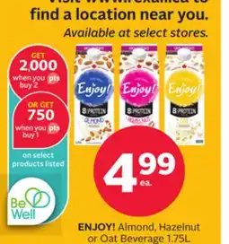 Rexall Almond, Hazelnut or Oat Beverage offer