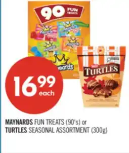 Shoppers Drug Mart MAYNARDS FUN TREATS (90's) or TURTLES SEASONAL ASSORTMENT (300g) offer
