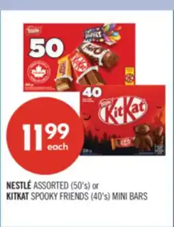 Shoppers Drug Mart NESTLÉ ASSORTED (50's) or KITKAT SPOOKY FRIENDS (40's) MINI BARS offer