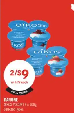Shoppers Drug Mart DANONE OIKOS YOGURT offer