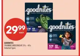 Shoppers Drug Mart GOODNITES TRAINING UNDERWEAR offer