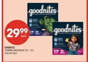 Shoppers Drug Mart GOODNITES TRAINING UNDERWEAR offer