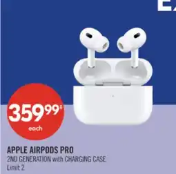 Shoppers Drug Mart APPLE AIRPODS PRO 2ND GENERATION with CHARGING CASE offer