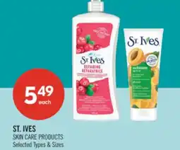 Shoppers Drug Mart ST. IVES SKIN CARE PRODUCTS offer