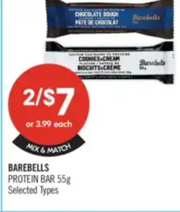 Shoppers Drug Mart BAREBELLS PROTEIN BAR offer