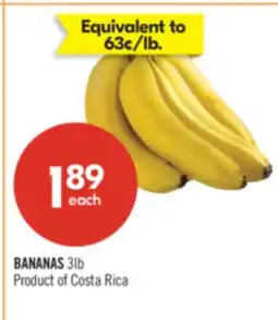 Shoppers Drug Mart BANANAS offer