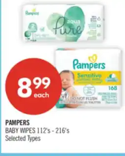 Shoppers Drug Mart PAMPERS BABY WIPES offer