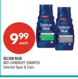 Shoppers Drug Mart SELSUN BLUE ANTI-DANDRUFF SHAMPOO offer