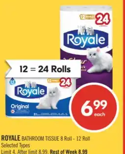 Shoppers Drug Mart ROYALE BATHROOM TISSUE offer