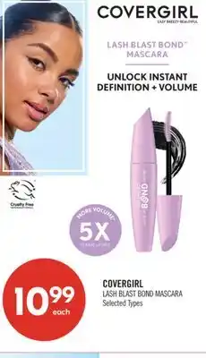 Shoppers Drug Mart COVERGIRL LASH BLAST BOND MASCARA offer